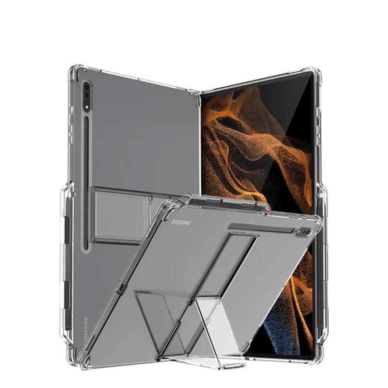 Araree Flexield Sp Case For Samsung Tab S8 Ultra - Clear - Tashqila Araree Flexield Sp Case For Samsung Tab S8 Ultra - Clear - Tashqila